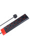 Power Strip Extension Board with 5 Universal Sockets, 3 M Heavy Duty Cable, Individual Switche