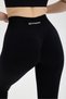 Drop Women's 3-Piece Seamless Sports Set (Halter Neck Padded Bra - Gathered Push up Leggings - Mini Shorts) - 8