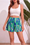 Women's Comfortable Fit High Waist Viscose Shorts - 3