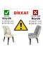 Oval Chair Cover, Chair Cover Lycra, Washable, Elastic 1 Piece - 4