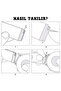 24mm Black Genuine Leather Watch Band Strap with Smart Pins - 3