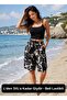 Sort Skirt Beige with Black 1 Piece Quality Useful Elastic Waist Beautiful Stylish