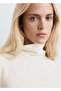 High Collar Asymmetrical Sleeve Blouse - 6