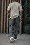 Men's Premium Jogger Relax Fit E.Black Linen Trousers - 6