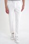 Comfort Fit Comfortable Fit Side Pocket Cotton Textured Ecru Trousers P 1219