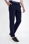 Comfort Fit Comfortable Fit Side Pocket Cotton Textured Navy Blue Trousers P 1219 - 4