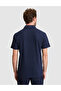 Navy Blue Slim Fit Buttoned Polo Collar T-Shirt 50307581-Vr033 - 5