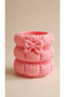 Puffy Makeup Brush Holder with Bow Detail & Multi-Purpose Desktop Organizer - 2