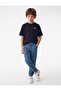 Cotton Crew Neck Short Sleeve Printed Oversize T-Shirt