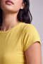 Basic Slim Fit Women's Round Neck Knitted Slim Fit T-Shirt - 4
