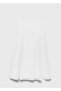 Cotton Drawstring Midi Skirt - 3