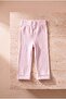 Children's Cotton Leggings Trousers Light Pink - 3