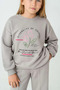 5-9 Years Diversity Colors Girl's Suit-Space Gray - 6