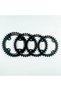 Black 34T ZRACE Chainrings Chainwheels BCD96 Symmetrical Chainrings, 32T 34T 36T 38T AL7075 CNC Proc - 2