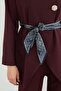 Belt Detailed Asymmetrical Cut 2-Piece Set - 6