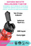 1000ml New Collection Large Size Silicone Straw Tritan Water Bottle with Measuring Scale Transparent Body and Hand Strap, Bpa Free, Odor Free - 3