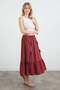 Elastic Waist Ribbon Skirt