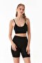 Seamless Covered Bustier with Corded Strap