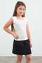 Pearl Square Neck Girl's Blouse