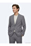 Gray Plain Modern Fit Suit - 3