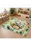 Animal Kingdom Cushion Play Mat Rug – Soft Padded Carpet. with Non-Slip Backing - 6