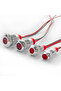 12-24V 12mm Green Waterproof IP67 Signal light Metal LED Warning Indicator Light Signal Lamp Pilot W - 8