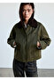 Corduroy collar jacket