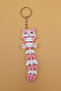 Long Tail Series Cat Figurine Movable Keychain (Large Size-12Cm) - Bag Ornament Charm - 2