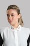 Cream Shirt Collar Neck Collar Terikoton Embroidered Floral Pattern 1023_40 - 2