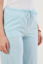 Striped Tie Waist Palazzo Pants - 5