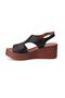 2113604Y Wedge Heel Comfort Leather Women's Sandals - 4