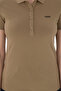 Women's Khaki Basic Polo Neck T-Shirt 50305764-Vr027 - 6