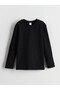 Original Oval Collar Basic Boy's T-Shirt