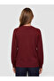 Nevavm Oval Collar Self-Patterned Women's Knitwear Cardigan with a Difference - 4