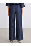 Esvab • Modern & Distinctive Wide-Leg Women's Jeans with Waist Drawstring - 5
