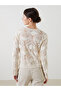 Esvab • Modern & Distinctive Zero Roba Collar Openwork Women's Knitwear Sweater - 5