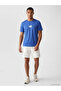 Xside Active Blue Crew Neck Printed Men's Sports T-Shirt - 3