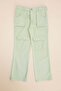Zippered Cargo Pocket Palazzo Girls' Trousers