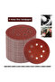 20pcs 80 grit 8 Hole 125mm Sandpaper Woodworking Metal Grinding Disc Abrasive Polishing Tool 40/1000 - 8