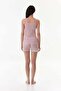 Thick Striped Lace Shorts Pajama Set - 3