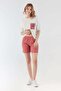 Wrapped Fabric Teddy Bear Embroidered Pocket Shorts Set - 4
