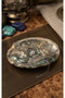 Silver Color White Stone Round Steel Shahmeran - 2