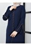 Medina Silk Summer Ferace with Laser Cut Stones on the Sleeves - 5