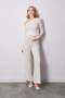Wrapped Fabric Draped Boat Neck Blouse - 2