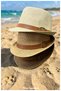 Mj Sporty Striped Straw Trilby Hat - Casual and Vacation Hat (58-59 Cm, Women/Men) - 8