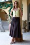 Beli Drapeli Zippered Midi Skirt