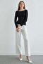 Boat Neck Transparent Blouse - 5