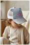 Cute Cat Patterned Girl's Hat - Breathable Mesh Summer Model (1-3 Years) (Size 50 cm) - 5