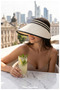 Adjustable Women's Straw Visor Hat That Lets You Enjoy the Sun - 4