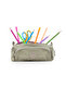 Krinkıl/Klinkır 2 Zippered Ankle Strap Mobile Phone Hand Makeup Bag Wallet Pen Holder Beige 1115J - 2